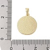 Brass Pave Shell Pendants KK-I712-46G-3