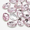 Pointed Back Glass Rhinestone Cabochons RGLA-T080-13x18mm-10-1