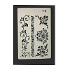 Eco-Friendly PET Plastic Hollow Painting Silhouette Stencil LS-DRAW-PW0008-01I-1