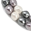 Electroplated Shell Pearl Beads Strands BSHE-H113-03B-3