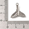 Anti-Tarnish 304 Stainless Steel Pendants STAS-M075-19P-3