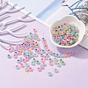 300Pcs Luminous Acrylic Beads MACR-YW0001-38-7