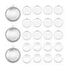 Unicraftale DIY Blank Dome 304 Stainless Steel Pendant Making Kits DIY-UN0056-03B-1