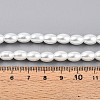 Baking Paint Pearlized Glass Pearl Bead Strands X-HY-T002-01A-01-4
