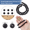 Natural Lava Rock Stone Bead Strands G-PH0028-8mm-04-2