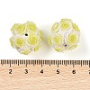 Acrylic Handmade Luminous Polymer Clay Rhinestone Beads CLAY-H003-07A-4