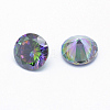 Cubic Zirconia Pointed Back Cabochons ZIRC-WH0011-01A-2