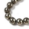 Natural Pyrite Beads Strands G-A250-A01-01-3