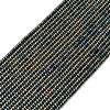 Electroplate Glass Beads Strands GL-CBAA615-01B-1