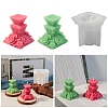 Flower pedestal Shape Flower Silicone Molds PW-WG72A00-01-2