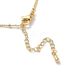Moon Brass Micro Pave Cubic Zirconia Pendant Necklaces NJEW-A015-09KCG-3