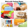   5Pcs 5 Style PU Leather Knitting Crochet Bags Nail Bottom Shaper Pad DIY-PH0009-83-6