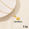 Stylish Stainless Steel Bird Pendant Necklace for Women GL2077-4-1