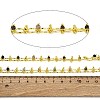 Handmade Faceted Natural Gemstone Beaded Chains CHC-L050-01G-08-2