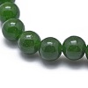 Natural TaiWan Jade Bead Stretch Bracelets X-BJEW-K212-A-019-3