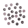 Printed Resin Cabochons LS-CRES-WH0010-6-1