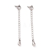 925 Sterling Silver Chain Extenders STER-D036-39AS-1