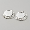 Alloy Pendant Cabochon Settings FIND-WH0165-14S-2