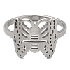 Non-Tarnish 201 Stainless Steel Finger Rings RJEW-G278-07P-2