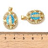 Rack Plating Brass Micro Pave Cubic Zirconia Earrings KK-P268-06A-G-4