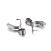 Non-Tarnish 201 Stainless Steel Pendant Pinch Bails X-STAS-P223-16P-2