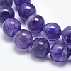 Natural Amethyst Beads Strands X1-G-E481-03-8mm-2
