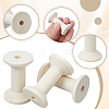 80Pcs Wooden Empty Spools for Wire WOOD-WA0001-02-4