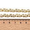 Brass Micro Pave Cubic Zirconia Geometric Tennis Necklaces NJEW-C121-02A-G-5