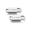 201 Stainless Steel Chain Tags STAS-N095-027-2