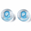 Transparent Clear Acrylic Beads MACR-N008-56Q-3