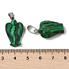 Synthetic Malachite Pendants G-B127-10P-08-4