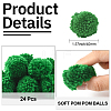 24Pcs Wool Soft Pompom Ball DIY-SC0031-31C-02-3
