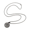 Retro Mandala 201 Stainless Steel Box Chain Constellation Pendant Necklaces for Women Men LS-NJEW-M223-01I-3