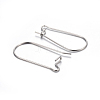 Tarnish Resistant 304 Stainless Steel Hoop Earring Findings STAS-P223-01P-02-2