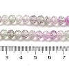 Transparent Crackle Glass Beads Strands CCG-L050-01B-02-4