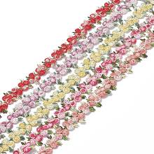 Flower Polyester Trim Ribbon OCOR-XCP0001-41