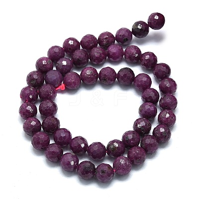 Natural Ruby Beads Strands G-G106-C14-07-1