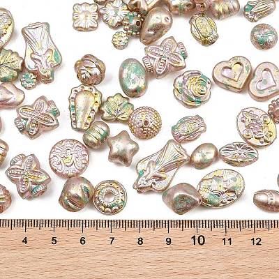 Antiqued Acrylic Beads AC-CBAAA05-01C-1