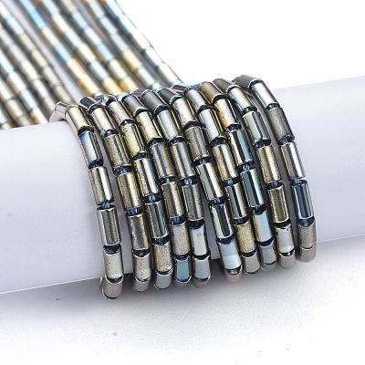 Electroplate Glass Beads Strands EGLA-K014-B-FP05-1