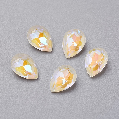 Glass Rhinestone Cabochons RGLA-L024-E03-MI-1