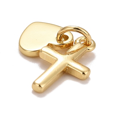 Rack Plating Brass Pendants X-KK-E275-08G-1