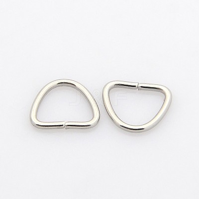 Tarnish Resistant 304 Stainless Steel Triangle Rings STAS-N040-03A-1