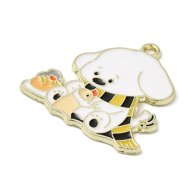 Alloy Enamel Pendants ENAM-M218-01D-G-1