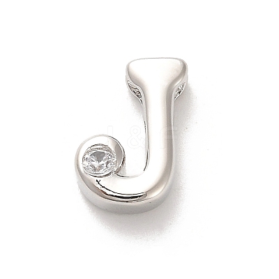Rack Plating Brass Cubic Zirconia Beads KK-L210-008P-J-1