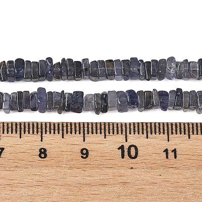 Natural Iolite Beads Strands GG-CBA1D78-A03-1