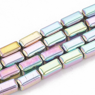 Electroplate Non-magnetic Synthetic Hematite Beads Strands G-N0322-11B-1