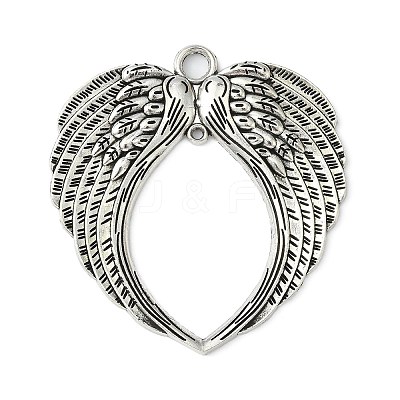 Tibetan Style Alloy Wing Large Pendants LS-TIBEP-S100-AS-NR-1