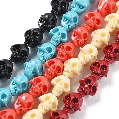 Synthetic Coral Carved Beads Strands CORA-M001-10-M-1