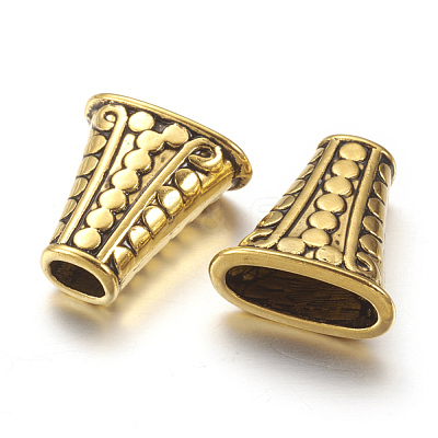Tibetan Style Alloy Bead Cones GLF1281Y-NF-1