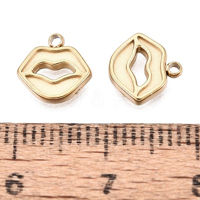 304 Stainless Steel Charms STAS-N125-25D-G-1